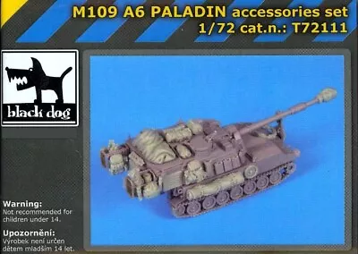 Blackdog Models 1/72 AMERICAN M109 A6 PALADIN ACCESSORIES Resin Set • $20.50