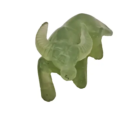 Vintage Nephrite Jade Water Buffalo Figurine • $55