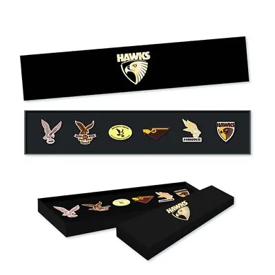 AFL Evolution Pin Set - History Logos - Hawthorn Hawks • $64.95