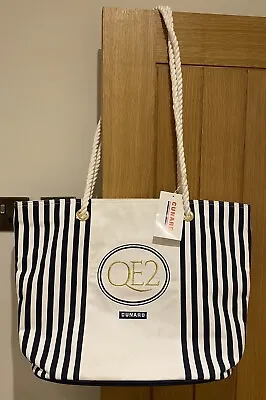 QE2 Cunard Beach Bag With Tags  • £10
