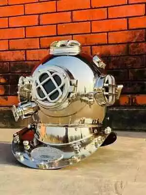  Oceanic Legacy: Nautical Deep Diving Helmet -  US Navy Mark V Divers Helmet • $233.99