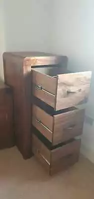 Baumhaus Shiro Walnut Filing Cabinet Used  • £600