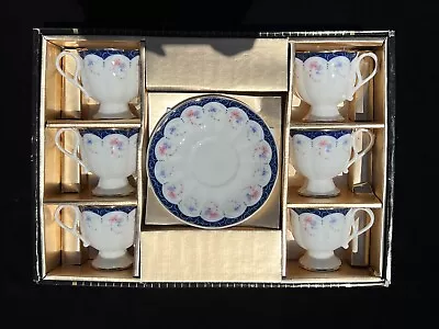 Vintage HERA 12 Piece Coffee Set Snow Bone China • $19.99