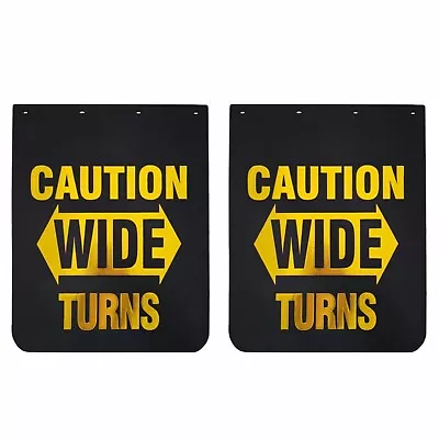 $61.99 • Buy 24 X30 Rubber Mud Flaps For Trailer Truck Semi-Truck Heavy Duty Truck Black 2Pcs