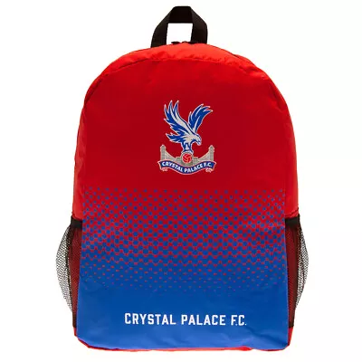 Crystal Palace FC Fade Backpack Official Merchandise School Kids Men Sports Bag • $46.06