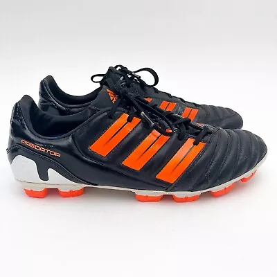 Adidas Predator TRX HG WF Traxion Football Soccer Boots Us 12 Black Orange RARE • $135