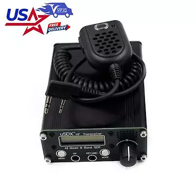 USDX+ HF Transceiver HF Ham Radio QRP CW Transceiver 3W-5W All Mode 8 Band NEW • $135.16