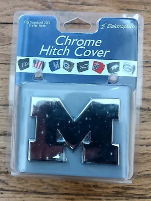 Michigan Wolverines---- Elektroplate Chrome Hitch Cover • $10