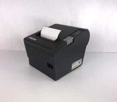 $57.77 • Buy Epson Micros TM-T88IV M129H Receipt Printer W/AC Adapter PL RJ-11 *SELF TEST OK!