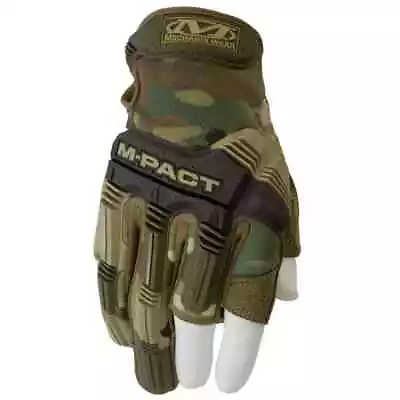 Agilite Semi-FINGERLESS Mechanix M-PACT Tactical Glove Medium Multicam Camo • $44.95