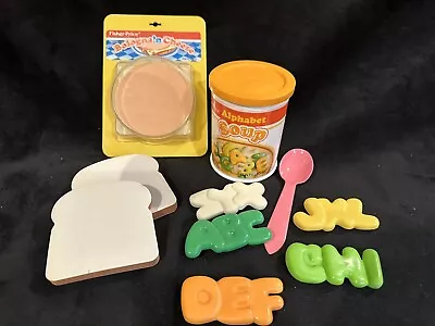 Original Fisher Price Fun With Food Alphabet Soup & Bologna 'n Cheese Sandwich • $24.99