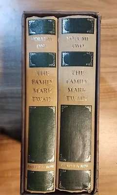 THE FAMILY MARK TWAIN (2 VOLUME SLIPCASED SET) 1st Print 1972 • $29.99