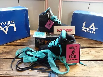 Nos Unworn Vintage Retro Boxed 1992 La Gear Street Trooper Trainers Size 12 Kids • £45