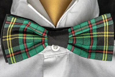 Tartan Scottish Scot Bow Tie Hair Bow Neck Tie Prom Bowtie Dickie  Hogmanay • £9.99