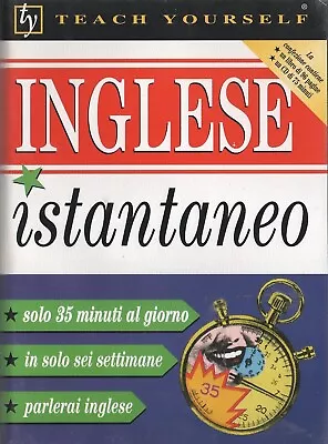 Inglese Istantaneo: Instant English For Italian Speakers(1xCD Audio & Book 2001) • £3.99