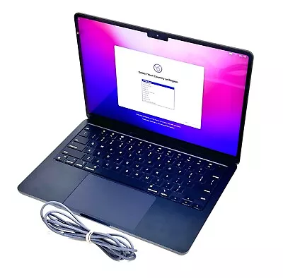 Apple MacBook Air 2022 13  (256GB SSD M2 8-core 8GB) Laptop - Black - (A2681) • $749.99