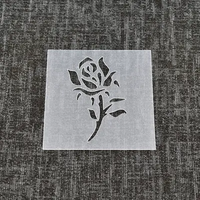 Rose Flower Floral - Reusable Stencil For Floors Walls Tiles Decorations • £6.79