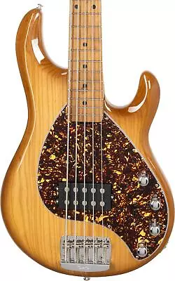 Ernie Ball Music Man StingRay Special 5 H Bass Guitar - Hot Honey With Maple • $2899