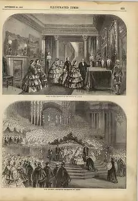 £10 • Buy 1858 Royal Visit To Leeds Knighting The Mayor