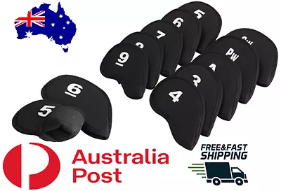 $11.45 • Buy 10 PCS Golf Head Cover Iron Club Putter Head Neoprene Covers Protector Set 