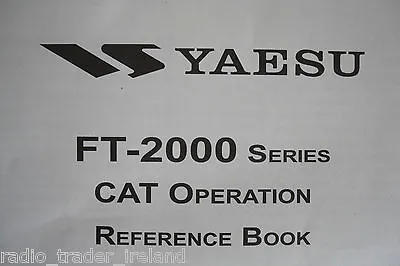 Yaesu Ft-2000 Series (genuine Refernce Only).........radio_trader_ireland. • £19.99