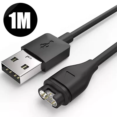 1M USB Charging Cable Charger Lead For GARMIN Fenix 5 VivoActive 3 Vivosport AU • $16.28