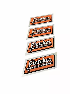 4 Fletcher Mining Stickers  • $7.50