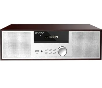 Nostalgic Home Stereo System Vintage Micro Component 40W RMS CD Player Wireless • $129.99