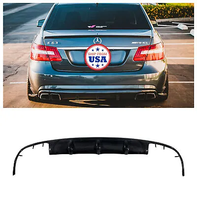 2010-13 Mercedes Benz W212 Oem E63 Sedan Carbon Fiber Rear Diffuser *us Seller* • $345