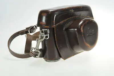 Vintage Early Leitz Leica Brown Leather Camera Case For M Series #G556 • $45.52