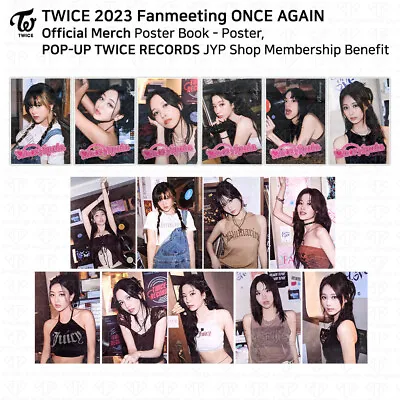 TWICE 8th Anniversary POP UP Membership Benefit Fan Meeting ONCE AGAIN MD Poster • £18.99