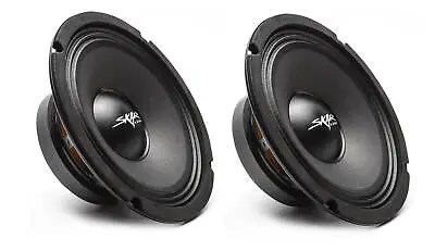 (2) New Skar Audio Fsx8-8 8-inch 8 Ohm 350w Max Car Pro Audio Speakers - Pair • $59.98