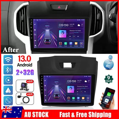 Android 13.0 Apple Carplay For Holden Colorado Rg 2012-2016 Car Radio Stereo 32g • $179.35