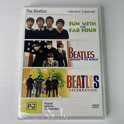The Beatles Dvd Fun With The Fab Four / Around The World / Celebration Free Post • $14.95