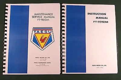 Yaesu FT-901DM Service & Instruction Manuals: With 11  X 17  Foldout Schematics! • $36.20