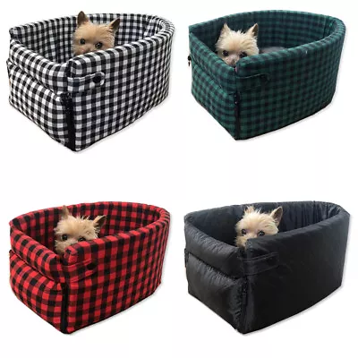 £19.18 • Buy Pet Dog Cat Puppy Booster Car Seat Outdoor Console SUV Secure Safety Travel Seat