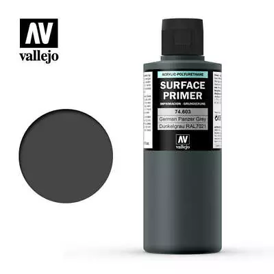 Vallejo Acrylic Polyurethane Surface Primer 200ml Bottles Choose From Full Range • £10.35