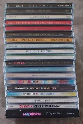 Madonna 26 CD Collection Original NM First Album-American Life Virgin Prayer • $38.99