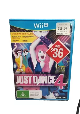 Just Dance 4 Nintendo Wii U Rated G Gaming Games • $15.99