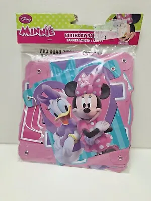 Minnie Mouse Daisy Duck Happy Birthday Party Banner Disney Junior DesignWare • $7.95