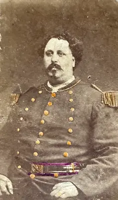 Rare!  Civil War Union Honorary Colonel Noah J. Orr (ohio Giant) Cdv Photo 1864 • $323