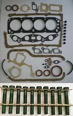 Full Engine Head Gasket Set & Bolts Ford Pinto Capri Granada Sierra 2.0 83-94 • $113.92