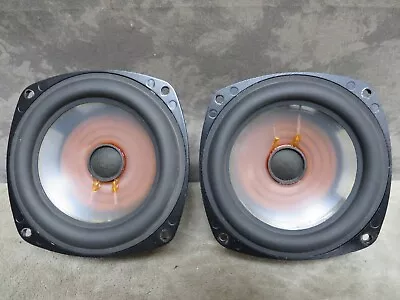 USED Qty 2 Vintage INFINITY 5  Clear Mid Range Woofer 490355 J12TNF Speaker • $71.25