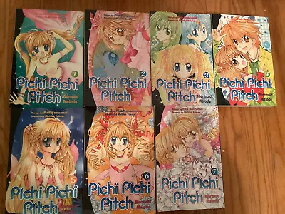 Mermaid Melody Pichi Pichi Pitch English Manga Volumes 1-7 • $150