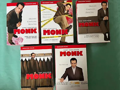 MONK Series Seasons 1-5 ( DVDs) - L@@K! • $12.50