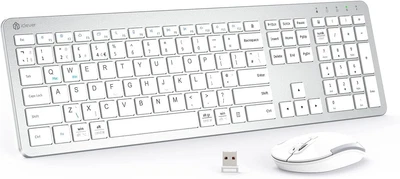 £25 • Buy Wireless Keyboard And Mouse For Mac  IClever GK08 Rechargeable Wireless Keyboard