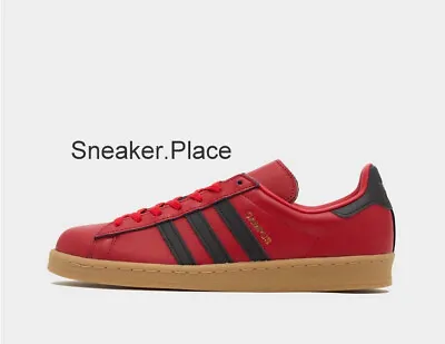 Adidas Originals Campus 80s Men's Trainers In Red And Black Limited Stock • £110
