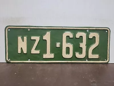 1924 New Zealand FIRST ISSUE  License Plate Tag • $299.99