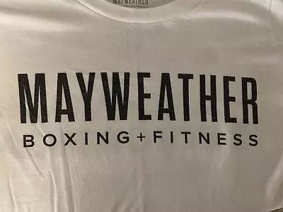 Mayweather Boxing & Fitness T Shirt Mens White Small Floyd Boxer Gym Austin TX • $12.99