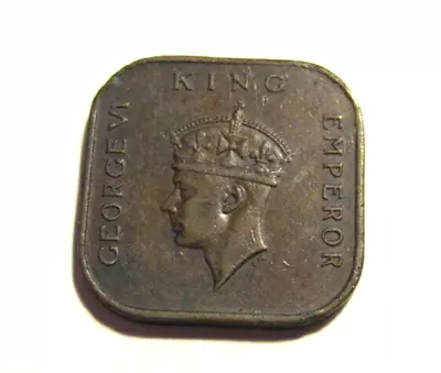 Malaya 1941 1 Cent Bronze Coin • $5.99